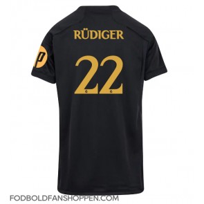 Real Madrid Antonio Rudiger #22 Tredjetrøje Dame 2023-24 Kortærmet